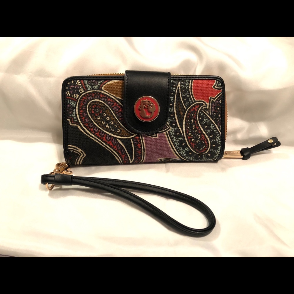 Spartina Paisley wristlet